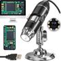 Imagem de Microscópio Usb Digital Câmera Zoom 1600x HD Lente Para Celular Notebook Pc