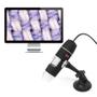Imagem de Microscópio USB Endoscópio 1600X Lupa LED Digital Portátil