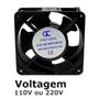Imagem de Microventilador ventoinha 120x120x38mm 110/220v KIT 5 Unid.