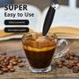 Imagem de Milk Frother Handheld Foam Maker For Lattes, Whisk Drink Mixer For Coffee, Mini Espumaer for Cappuccino, Frappe Frothers de Leite