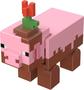 Imagem de Minecraft Craft-A-Block Muddy Pig Figure, Authentic Pixelated Video-Game Characters, Action Toy to Create, Explore and Survive, Collectible Gift for Fans Age 6 Years and Older