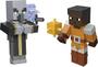 Imagem de Minecraft Dungeons 3.25" Figuras de batalha 2-Pk Figuras de batalha, ótimo para jogar, negociar e coletar, ação e brinquedo de batalha para meninos e meninas 6 anos ou mais