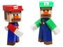 Imagem de Minecraft - Mario Bros E Luigi