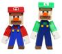 Imagem de Minecraft - Mario Bros E Luigi