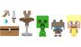 Imagem de Minecraft Mob Head Minis Cave Explorers Pack com 2 Action Figures and Accessories, Steve and Creeper, Presente Colecionável para fãs com 6 anos ou mais