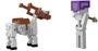 Imagem de Minecraft Skeleton Craft-a-Block 2-Pk, Action Figures &amp Toys to Create, Explore and Survive, Authentic Pixelated Designs, Collectible Gifts for Kids Age 6 Year and Older