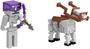 Imagem de Minecraft Skeleton Craft-a-Block 2-Pk, Action Figures &amp Toys to Create, Explore and Survive, Authentic Pixelated Designs, Collectible Gifts for Kids Age 6 Year and Older