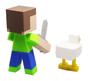 Imagem de Minecraft - Steve com galinha acompanha acessórios