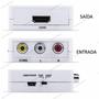 Imagem de Mini Adaptador Av Rca Para Hdmi Conversor Av2Hdmi - AL
