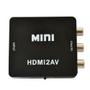 Imagem de Mini Adaptador Conversor De Hdmi Para Rca Video Composto Av