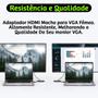 Imagem de Mini Adaptador Conversor Hdmi Vga Transmite Áudio E Vídeo