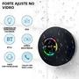 Imagem de Mini Alto-Falante Bluetooth Portátil com LED - À Prova D'Água e Ventosa