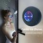 Imagem de Mini Alto-Falante Bluetooth Portátil com LED - À Prova D'Água e Ventosa