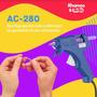 Imagem de Mini aplicador de cola quente para artesanato AC-280  unidade - Rhamos & Brito - tecido, EVA (50)
