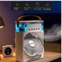 Imagem de Mini Ar Condicionado Portátil Ventilador Circulador de Ar 3 Em 1 Mesa Sala Escritorio 