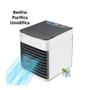 Imagem de Mini Ar Portátil Usb Umidificador Ventilador Climatizador de Ar Cooler Casa Escritorio Luz de Led