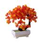 Imagem de Mini Árvore de Bonsai Artificial de Plástico - Decoração para Sala, Mesa, Casa e Jardim