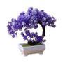 Imagem de Mini Árvore de Bonsai Artificial de Plástico - Decoração para Sala, Mesa, Casa e Jardim