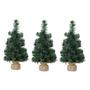 Imagem de Mini Árvore de Natal Artificial JUOPZKENN (30cm) - Pacote com 3