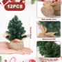 Imagem de Mini Árvore de Natal Artificial Yinder - 15cm com Base