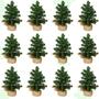 Imagem de Mini Árvore de Natal Artificial Yinder - 15cm com Base