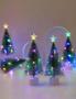Imagem de Mini Árvore De Natal Com Luz Led Estrela Mesa Decoração