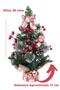 Imagem de Mini Árvore de Natal Decorada para Mesa HoHo 30 cm