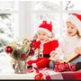 Imagem de Mini Árvore de Natal N&T NIETING (30cm) com Enfeites Vermelhos