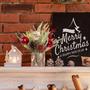 Imagem de Mini Árvore de Natal N&T NIETING (30cm) com Enfeites Vermelhos