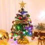 Imagem de Mini Árvore de Natal Xmas Exp 20cm com Enfeites em PVC Verde