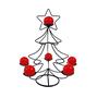 Imagem de Mini Árvore Para Mesa Vela Vermelha Decoração Natal