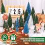 Imagem de Mini Árvores de Natal Artificiais Hatisan (30 Unidades) com Base de Madeira