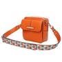 Imagem de Mini Bag Tampa Fellipe Krein Aw22 Alça Estampada - Laranja