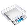 Imagem de Mini Balança Digital de Cozinha Portátil 2kg de Alta Precisão 0,1g até 2kg Multiuso Doméstico Alimentos Joias  Pilhas Inclusas