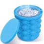 Imagem de Mini Balde Forma De Gelo Silicone Ice Cube Maker Genie