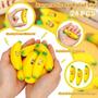 Imagem de Mini banana Stress Toy Woanger com emoções, 24 unidades com bolsa