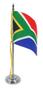 Imagem de Mini Bandeira de Mesa África do Sul 15 cm Poliéster