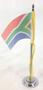 Imagem de Mini Bandeira de Mesa África do Sul 15 cm Poliéster