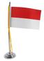 Imagem de Mini Bandeira de Mesa da Indonésia 15 cm Poliéster