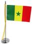 Imagem de Mini Bandeira De Mesa Da Senegal 15 Cm Poliéster