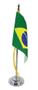 Imagem de Mini Bandeira de Mesa do Brasil 15 cm Poliéster