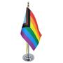 Imagem de Mini Bandeira Progressista Lgbtqia+ Gay Mastro 15 Cm Alt.