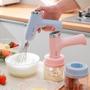 Imagem de Mini Batedeira E Mixer De Mão Portátil Sem Fio 2 Em 1