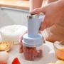 Imagem de Mini Batedeira Portátil 3 em 1 Preparação Bolo Biscoito Chantilly Mixer Triturador Batedor Ovos USB Sem Fio