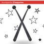 Imagem de Mini Bateria Brinquedo Musical Infantil Com Banquinho 5 tambores ATENTU