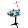 Imagem de Mini Bateria Infantil Rock Star Importway BW038AZ - Azul