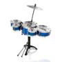 Imagem de Mini Bateria Infantil Rock Star Importway BW038AZ - Azul