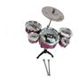 Imagem de Mini Bateria Musical Infantil Tambor Baquetas Jazz Drum
