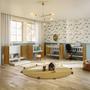 Imagem de Mini Berço 100% MDF com Colchão 5 em 1 Ariel Branco/Ypê