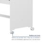 Imagem de Mini Berço 100% MDF com Rodízios Branco